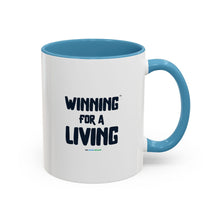 Load image into Gallery viewer, Eat. Bid. Sleep. Repeat Accent Coffee Mug (11, 15oz) - Winning for a Living