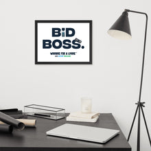 Load image into Gallery viewer, Bid Boss - Wall Art | Winning for a Livin' Lifestyle Collection