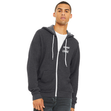 Load image into Gallery viewer, "Winning for a Living" Unisex Full Zip Hoodie - charcoal grey