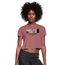 Load image into Gallery viewer, Women's Cropped Shirt - "In My Winning Era" | Winning for a Living Lifestyle Brand - mauve