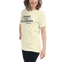 Load image into Gallery viewer, Winning is My Love Language Women's Relaxed T-Shirt | Winning for a Livin' Lifestyle Brand