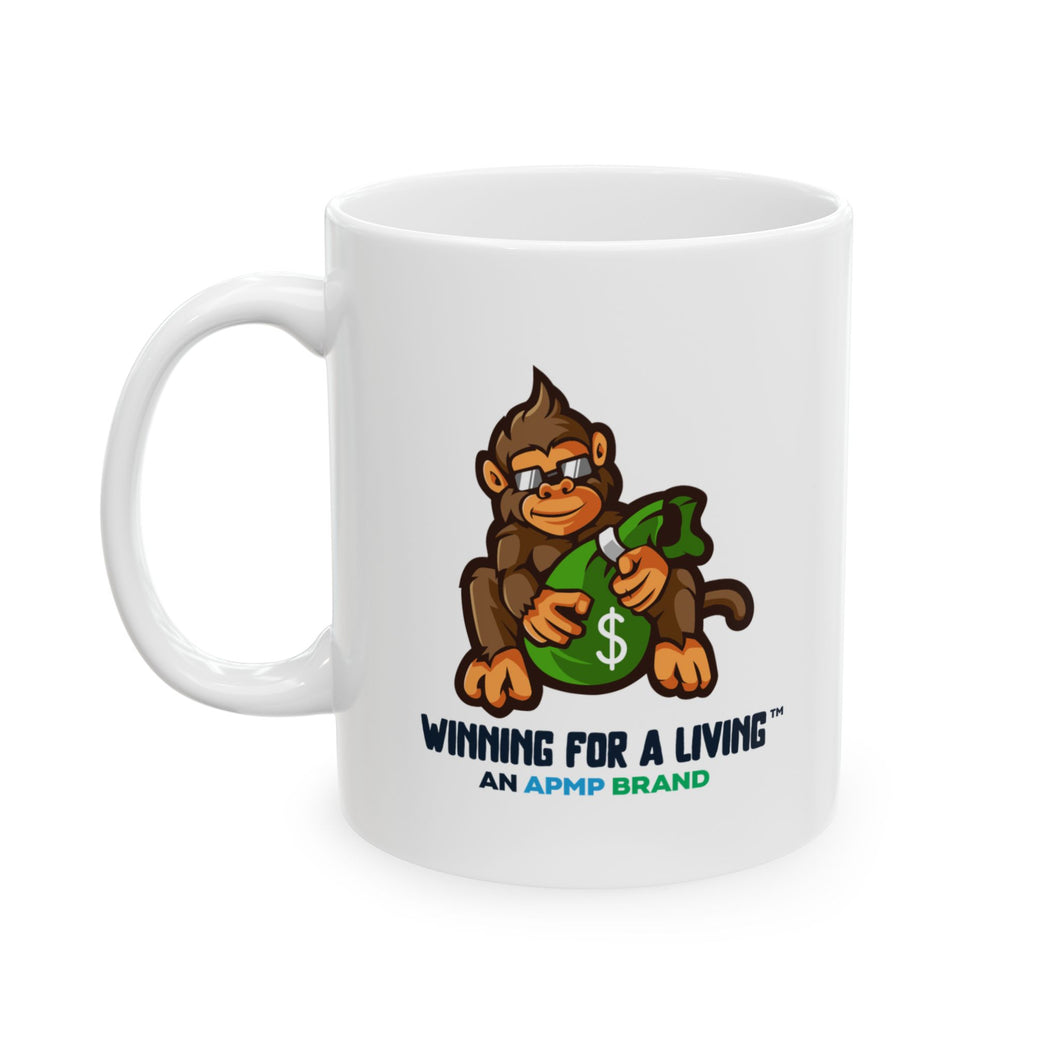 Winning for a Living Mug – Cool Monkey Edition (11oz, 15oz)