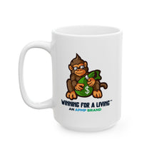 Load image into Gallery viewer, Winning for a Living Mug – Cool Monkey Edition (11oz, 15oz)
