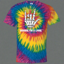 Load image into Gallery viewer, &quot;Winning for a Living&quot; Tye-dye T-shirt
