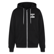 Load image into Gallery viewer, &quot;Winning for a Living&quot; Unisex Full Zip Hoodie - black
