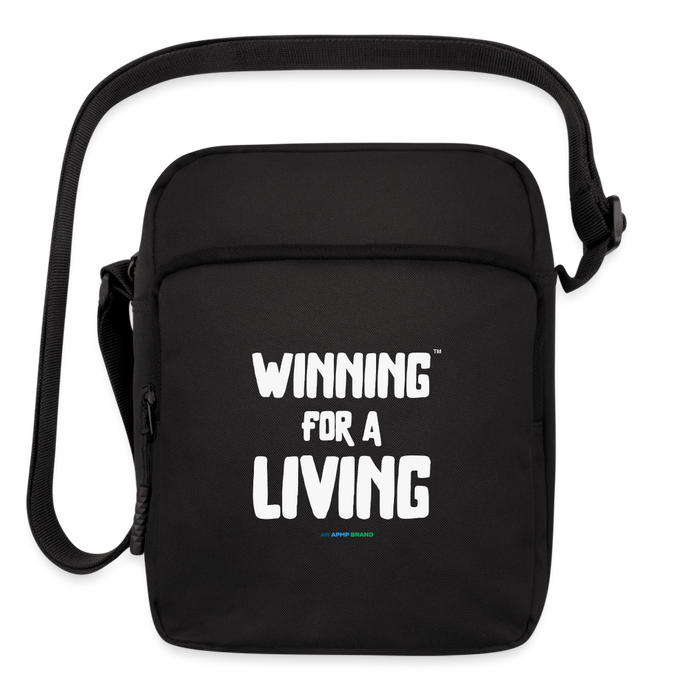 Winning for a Living Upright Crossbody Bag – Winning for a Livin' Collection - black