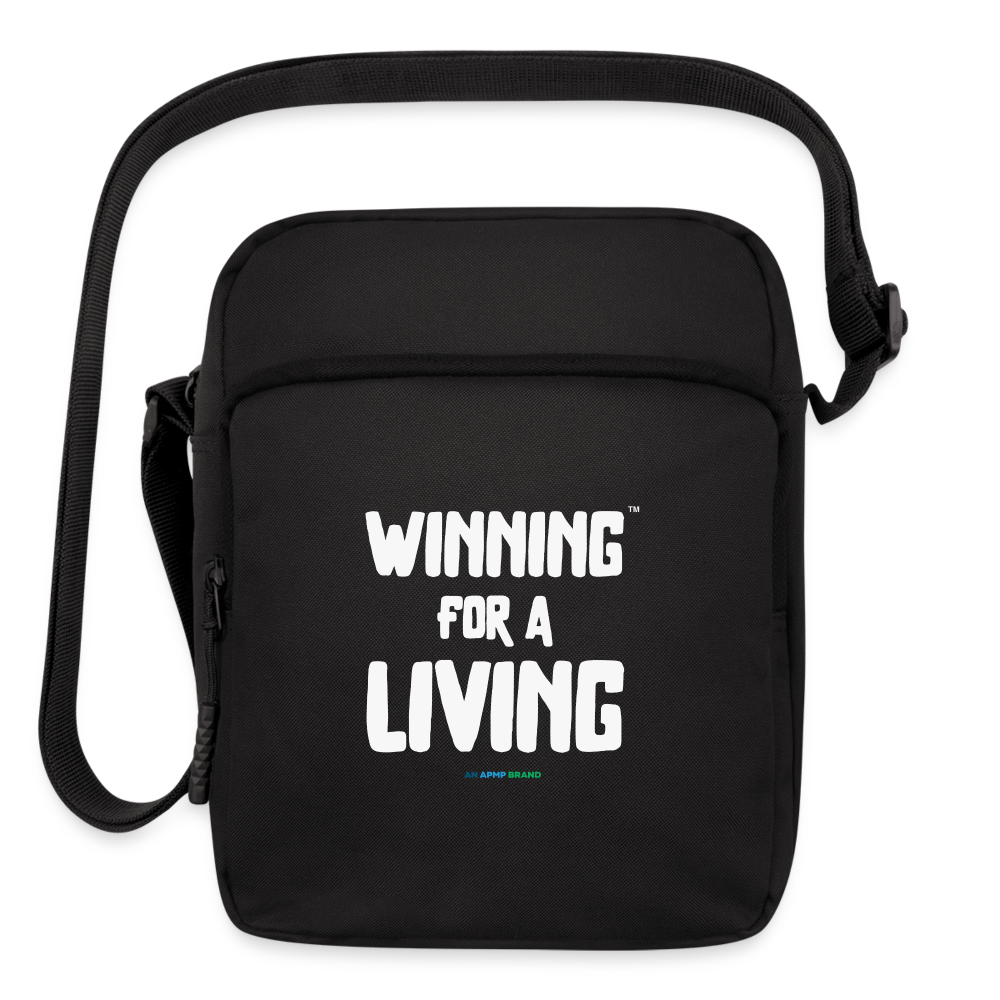 Winning for a Living Upright Crossbody Bag – Winning for a Livin' Collection - black