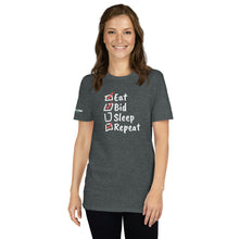 Load image into Gallery viewer, Eat. Bid. Sleep. Repeat Unisex T-Shirt - Winning for a Living
