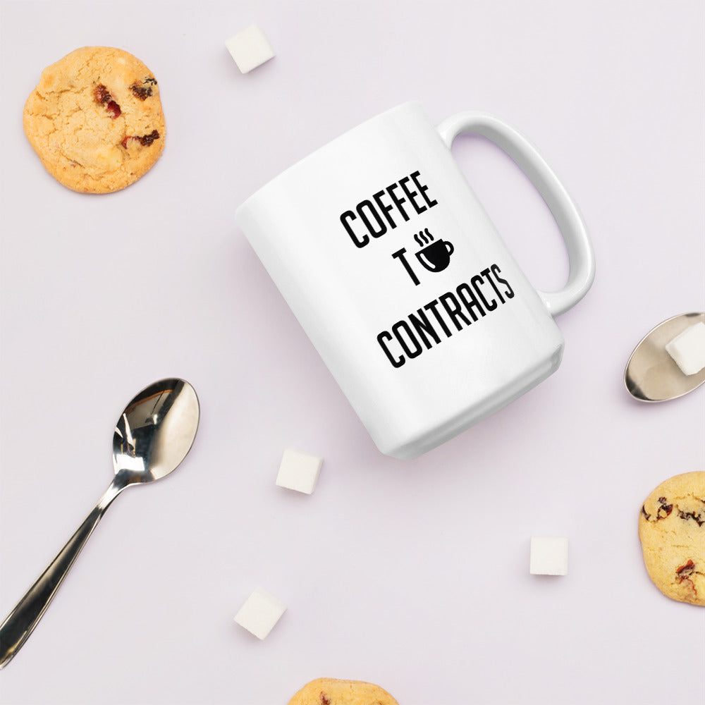 Coffee to Contracts Mug
