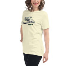 Load image into Gallery viewer, Winning is My Love Language Women&#39;s Relaxed T-Shirt | Winning for a Livin&#39; Lifestyle Brand
