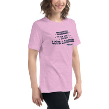 Load image into Gallery viewer, Winning is My Love Language Women&#39;s Relaxed T-Shirt | Winning for a Livin&#39; Lifestyle Brand
